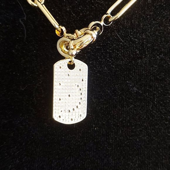 Mandala gold plate solar necklace - Picture 3 of 3